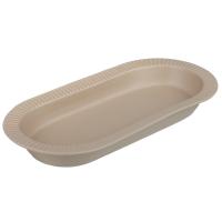 Блюдо овальное ЛУСИЯ 31*14см цв. кофейный  MILLIMI (4)  816-271