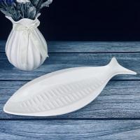 Блюдо  для рыбы  BIANCO 40,5см (12) П 118-045