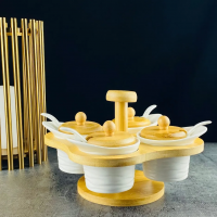 Набор из 5ти банок с ложк 100мл. BAMBOO на подс П 140-087