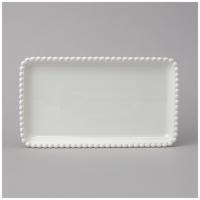 Блюдо прямоугольн.  PEARL 30*17,5*2,5см  (24) 761-101