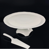 Тортовница на ножке с лопатк АВРОРА 33*12см П (6) 305-045
