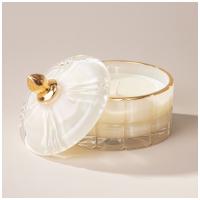 Свеча ароматич  LOVELY IVORY  10.5*10*10см  196-104