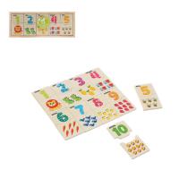Игрушка развив НАБОР ПЕРВЫЙ СЧЕТ дерево, 21*8см 262-469