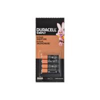 Батарейки 4шт. DURACELL тип ААА (мизинчик) СП (288) LH 052