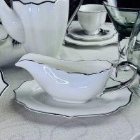 Соусник с блюдцем MAGNOLIA SILVER (18) П 205-601