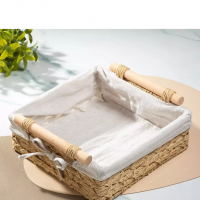 Корзина квадратн плетён с ручками 27*26*10см Y4-7645  455232
