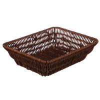 Корзина для фруктов п/э плетеная прямоуг. 27*20см VETTA (1) 827-143
