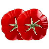 Набор тарелок закусоч. 2шт. TOMATO 22*21см.(1)  536-296