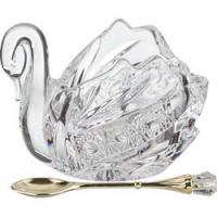 Икорница "Муза" с лож. 11*9см. 195-112