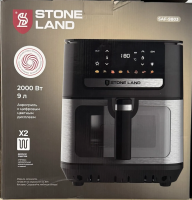 Аэрогриль STONE LAND 9л. цв. черн. SAF-9803