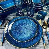 Набор тарелок 6 шт 20см AQUAMARINE (х8) П 133-297