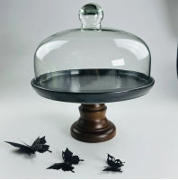 Тортовница н/ножке с/крышкой 28см BLACKWOOD (4) П 235-056