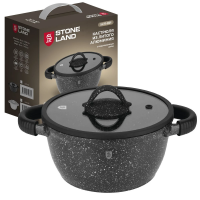 Кастрюля АП 7л. 28см STONE LAND SL71-005