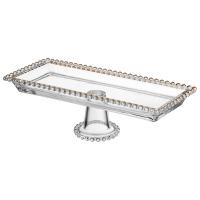Блюдо сервировочное GOLDEN CHARM на ножке 30*13*9см  345-506
