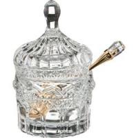 Икорница с ложкой 125мл. "Муза" 7,5*12см. 355-210-11