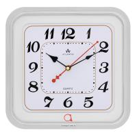 Часы настен. 28*28см. ATLANTIS TLD 6132 silver