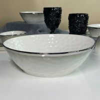 Салатник 25*24*8см TORONTO GREY (12) П 122-140